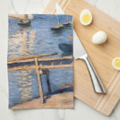 Gustave Caillebotte - Sailing Boats in Argenteuil Theedoek (Quarter Fold)