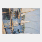 Gustave Caillebotte - Sailing Boats in Argenteuil Theedoek (Horizontaal)