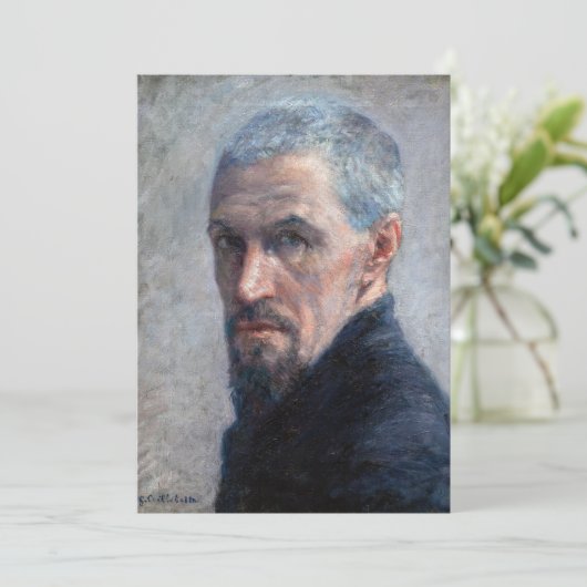 Gustave Caillebotte - Self Portrait Bedankkaart (Staand voorkant)