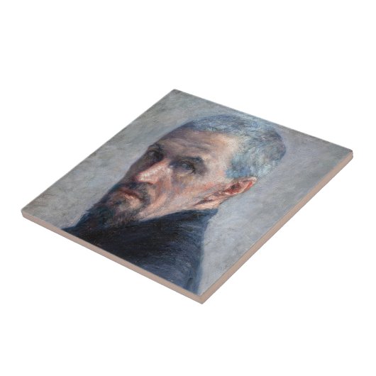 Gustave Caillebotte - Self Portrait Tegeltje (Zijkant)