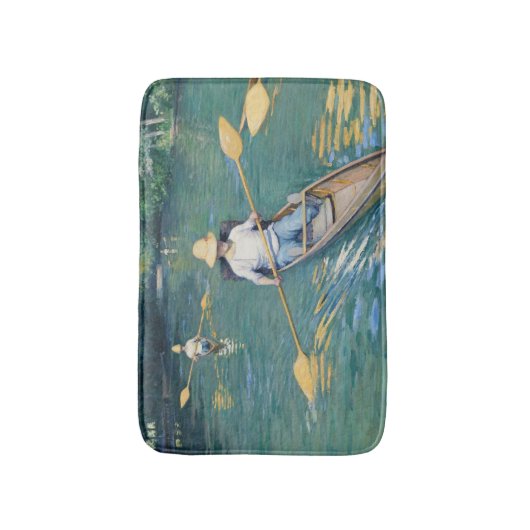 Gustave Caillebotte - Skiffs on the Yerres Badmat (Voorkant Verticaal)