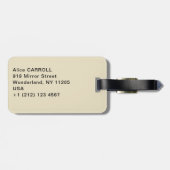 Gustave Caillebotte - Skiffs on the Yerres Bagagelabel (Achterkant horizontaal)