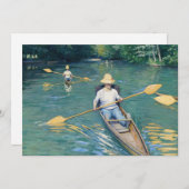 Gustave Caillebotte - Skiffs on the Yerres Bedankkaart (Voorkant / Achterkant)