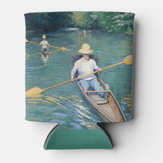 Gustave Caillebotte - Skiffs on the Yerres Blikjeskoeler (Voorkant)