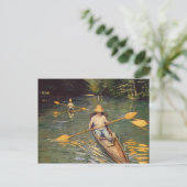  Gustave Caillebotte Skiffs on the Yerres Briefkaart (Staand voorkant)
