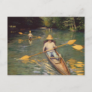 Gustave Caillebotte Skiffs on the Yerres Briefkaart