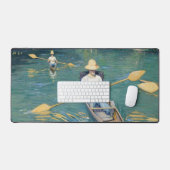 Gustave Caillebotte - Skiffs on the Yerres Bureaumat (Keyboard & Muis)