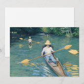 Gustave Caillebotte - Skiffs on the Yerres Kaart (Voorkant / Achterkant)