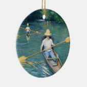 Gustave Caillebotte - Skiffs on the Yerres Keramisch Ornament (Rechts)