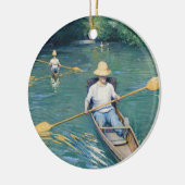 Gustave Caillebotte - Skiffs on the Yerres Keramisch Ornament (Links)