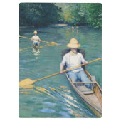 Gustave Caillebotte - Skiffs on the Yerres Klembord (Achterkant)