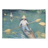 Gustave Caillebotte - Skiffs on the Yerres Kussensloop (Achterkant)