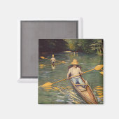 Gustave Caillebotte Skiffs on the Yerres Magneet (Voorkant / Achterkant)
