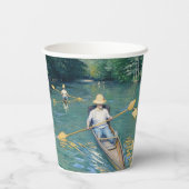 Gustave Caillebotte - Skiffs on the Yerres Papieren Bekers (Achterkant)