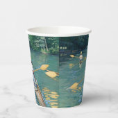 Gustave Caillebotte - Skiffs on the Yerres Papieren Bekers (Links)