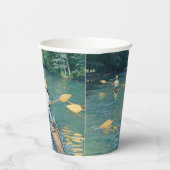 Gustave Caillebotte - Skiffs on the Yerres Papieren Bekers (Rechts)