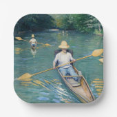 Gustave Caillebotte - Skiffs on the Yerres Papieren Bordje (Voorkant)