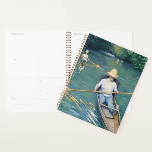 Gustave Caillebotte - Skiffs on the Yerres Planner (Display)