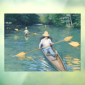 Gustave Caillebotte - Skiffs on the Yerres Raamsticker (Vel 3)