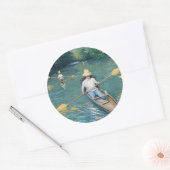Gustave Caillebotte - Skiffs on the Yerres Ronde Sticker (Envelop)