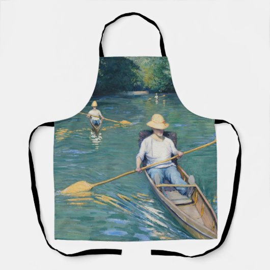 Gustave Caillebotte - Skiffs on the Yerres Schort (Voorkant)