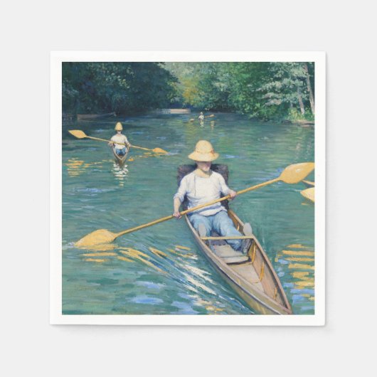 Gustave Caillebotte - Skiffs on the Yerres Servet (Voorkant)