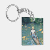 Gustave Caillebotte - Skiffs on the Yerres Sleutelhanger (Voorkant Links)