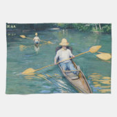 Gustave Caillebotte - Skiffs on the Yerres Theedoek (Horizontaal)
