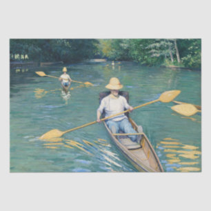 Gustave Caillebotte - Skiffs on the Yerres Tissuepapier