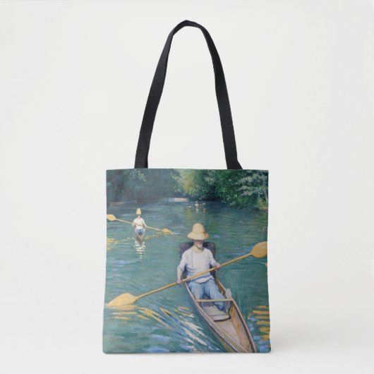 Gustave Caillebotte - Skiffs on the Yerres Tote Bag (Voorkant)