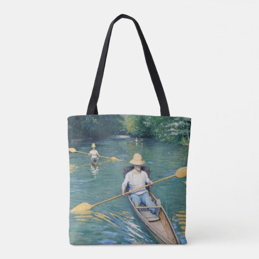 Gustave Caillebotte - Skiffs on the Yerres Tote Bag (Achterkant)