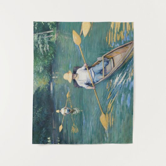 Gustave Caillebotte - Skiffs on the Yerres Wandkleed (Voorkant)