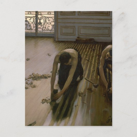 Gustave Caillebotte - The Floor Planers Briefkaart (Voorkant)