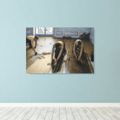 Gustave Caillebotte - The Floor Scrapers Canvas Afdruk (Insitu (Houten vloer))