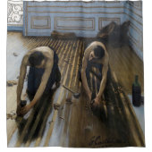 Gustave Caillebotte - The Floor Scrapers Douchegordijn (Voorkant)