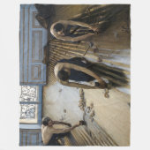 Gustave Caillebotte - The Floor Scrapers Fleece Deken (Voorkant)