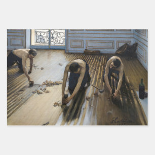 Gustave Caillebotte - The Floor Scrapers Inpakpapier Vel