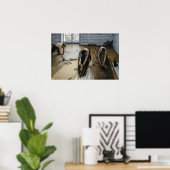 Gustave Caillebotte - The Floor Scrapers Poster (Thuiskantoor)