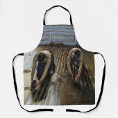 Gustave Caillebotte - The Floor Scrapers Schort (Voorkant)