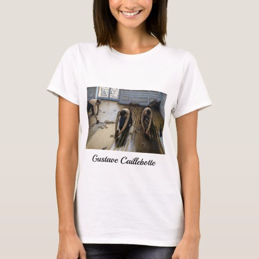 Gustave Caillebotte - The Floor Scrapers T-shirt (Voorkant)