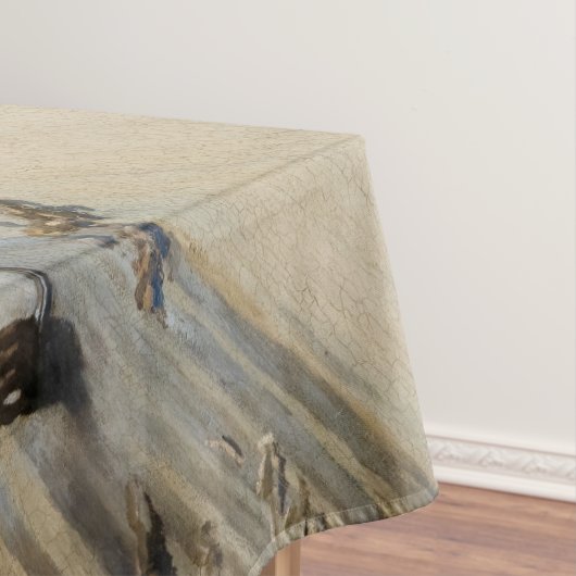 Gustave Caillebotte - The Floor Scrapers Tafelkleed (Voorbeeld)