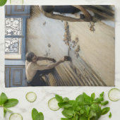 Gustave Caillebotte - The Floor Scrapers Theedoek (Gevouwen)