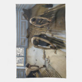 Gustave Caillebotte - The Floor Scrapers Theedoek (Verticaal)