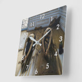 Gustave Caillebotte - The Floor Scrapers Vierkante Klok (Hoek)