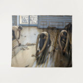 Gustave Caillebotte - The Floor Scrapers Wandkleed (Voorkant (horizontaal))