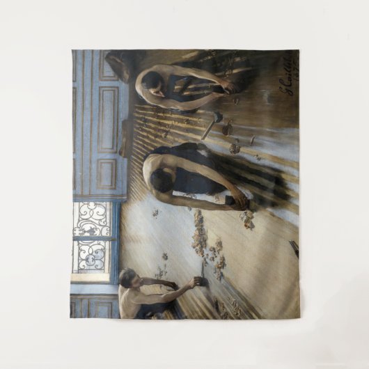 Gustave Caillebotte - The Floor Scrapers Wandkleed (Voorkant)