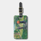 Gustave Caillebotte - The Path Uphill Bagagelabel (Voorkant verticaal)