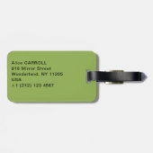 Gustave Caillebotte - The Path Uphill Bagagelabel (Achterkant horizontaal)