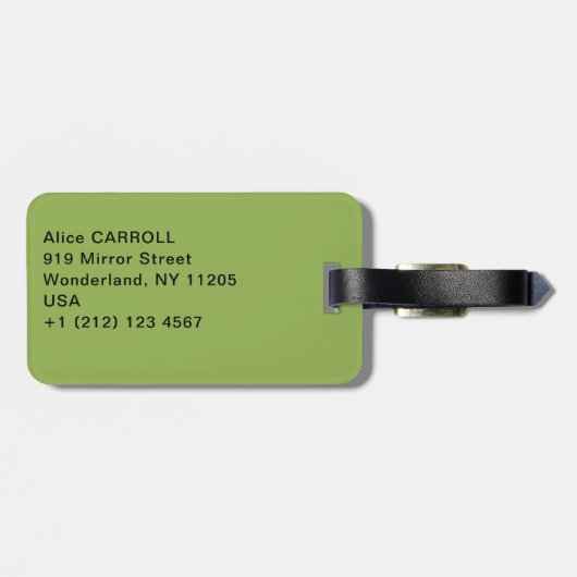 Gustave Caillebotte - The Path Uphill Bagagelabel (Achterkant horizontaal)