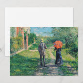 Gustave Caillebotte - The Path Uphill Bedankkaart (Voorkant / Achterkant)